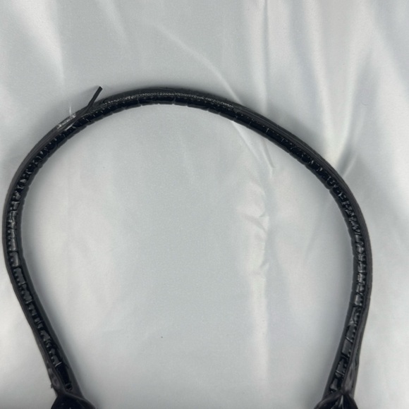 Anne Klein Black Croc-Embossed Tote Bag - Picture 8 of 16